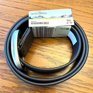 Adventuridge Men's Reversible Belt Large Fits 38-40" Waist Double Sided